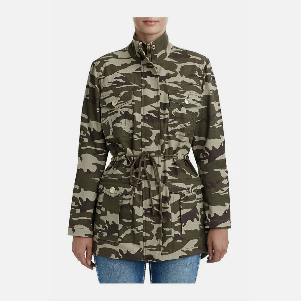 True Religion Camo Military Jacket